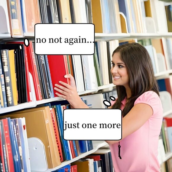 Funny Book Lovers Canvas Tote Bag for Women Reader Gift Casual Carryall - Picture 2 of 8